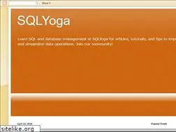 Sites similar to sqlyoga.com