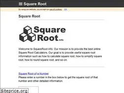 Sites similar to squareroot.info