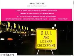 Sites similar to sr22insurancequotesonline.com