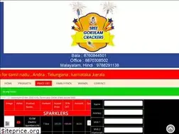 Sites similar to sreegokulamcrackers.com
