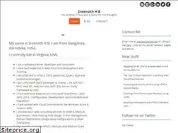 Sites similar to sreenath.net