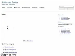 Sites similar to srichinmoyquotes.com