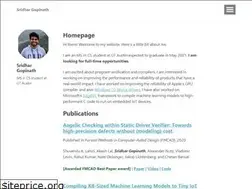 Sites similar to sridhargopinath.in