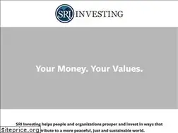Sites similar to sriinvesting.com