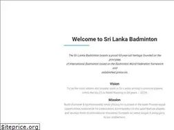 Sites similar to srilankabadminton.lk