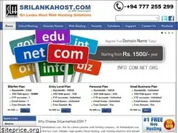 Sites similar to srilankahost.com