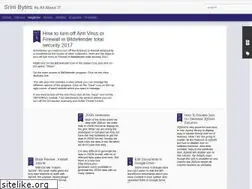 Sites similar to srinibytes.blogspot.com