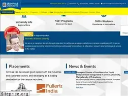 Sites similar to srinivasuniversity.edu.in
