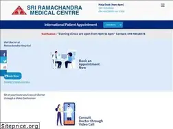 Sites similar to sriramachandramedicalcentre.com