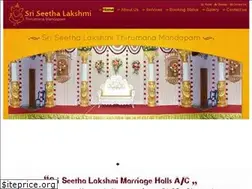 Sites similar to sriseethalakshmithirumanamandapam.com