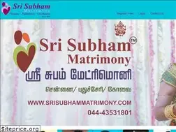 Sites similar to srisubhammatrimony.com