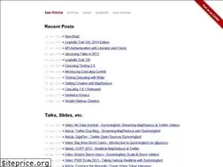 Sites similar to sritchie.github.io