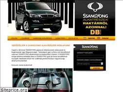 Sites similar to ssangyongalkatresz.hu