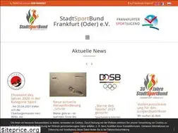 Sites similar to ssb-ffo.de