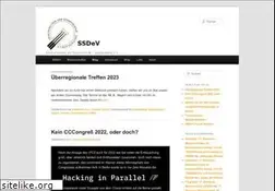 Sites similar to ssdev.org