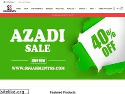 Sites similar to ssgarmentss.com