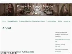 Sites similar to sspxsingapore.org