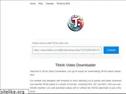 Sites similar to ssstik.tv