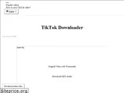 Sites similar to ssstiktok.org