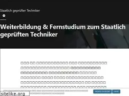 Sites similar to staatlich-gepruefter-techniker.com