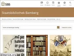 Sites similar to staatsbibliothek-bamberg.de