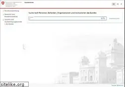 Sites similar to staatskalender.admin.ch
