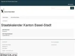 Sites similar to staatskalender.bs.ch