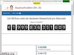 Sites similar to staatsschuldenuhr.de