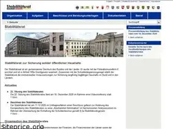 Sites similar to stabilitaetsrat.de
