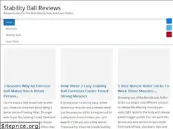 Sites similar to stabilityballreviews.com