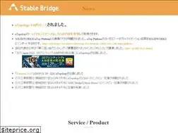 Sites similar to stablebridgekk.co.jp