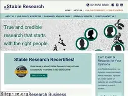 Sites similar to stableresearch.com.au