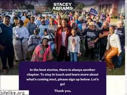 Sites similar to staceyabrams.com