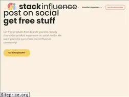 Sites similar to stackinfluence.com