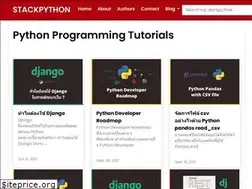 Sites similar to stackpython.co