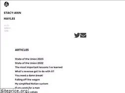 Sites similar to stacyannhayles.com