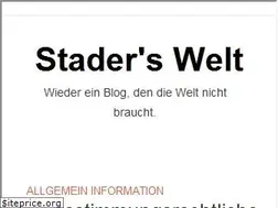 Sites similar to stader.de
