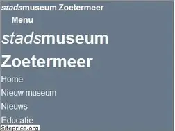 Sites similar to stadsmuseumzoetermeer.nl