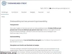 Sites similar to stadswandelingen-utrecht.nl
