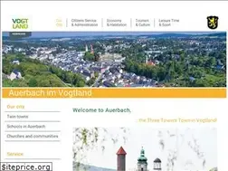 Sites similar to stadt-auerbach.de