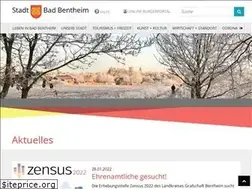 Sites similar to stadt-badbentheim.de