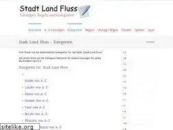 Sites similar to stadt-land-fluss-online.de