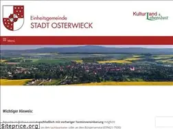 Sites similar to stadt-osterwieck.de