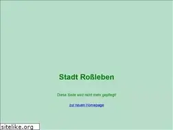 Sites similar to stadt-rossleben.de