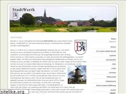 Sites similar to stadt-werth.de
