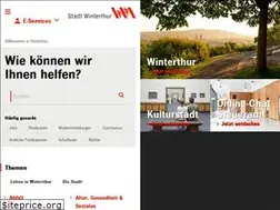 Sites similar to stadt.winterthur.ch