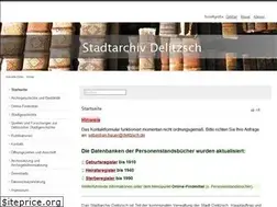 Sites similar to stadtarchiv-delitzsch.de