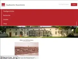 Sites similar to stadtarchiv.de