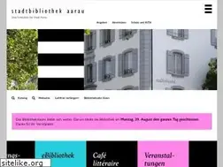Sites similar to stadtbibliothekaarau.ch
