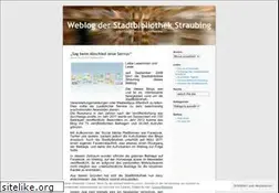 Sites similar to stadtbibliothekstraubing.wordpress.com